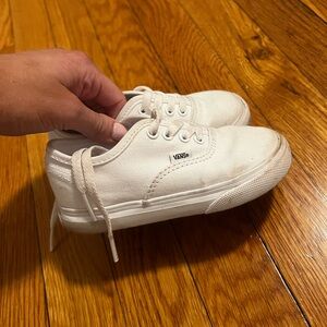 Vans size 8 white vans